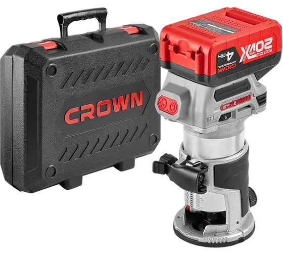 Аккумуляторный фрезер Crown CT26010HX-4 BMC