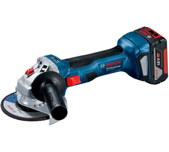 Аккумуляторная угловая шлифмашина Bosch GWS 18V-8, Li-Ion, 125 мм, ЗУ, без АКБ 06019N9021