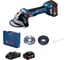 Аккумуляторная угловая шлифмашина Bosch GWS 18V-8, Li-Ion, 125 мм, ЗУ, без АКБ 06019N9021 2