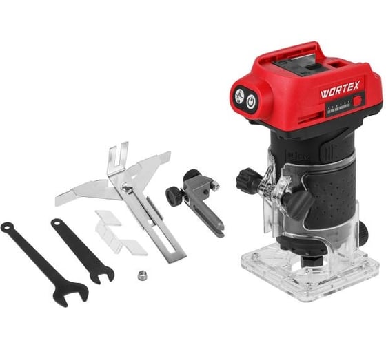 Аккумуляторный фрезер кромочный WORTEX LX CMM 1822 в кор. XLT SOLO БЕСЩЕТ., 18 В, цанга 6/8, рег. об. ЦИ-0827255000