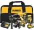 Аккумуляторный набор Dewalt 18 В: шуруповерт DCF620 + УШМ DCG405 + перфоратор DCH133, с 2 АКБ 5 Ач и ЗУ, в сумке -QW DCK304P2 1