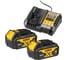 Аккумуляторный набор Dewalt DCK607M2, 18 В: дрель + шуруповерт + УШМ + перфоратор + пила + фонарь, с 2 АКБ 4 Ач и ЗУ, в сумке DCK607M2-QW 8
