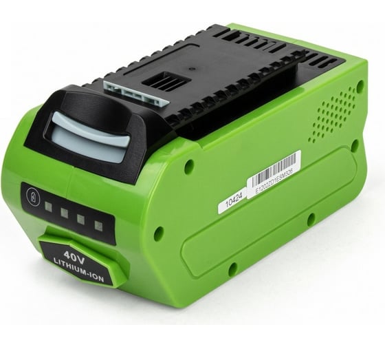 Аккумулятор для Greenworks 40В, 2.5 А*ч (Li-Ion) PN: G40B2 TopOn TOP-PTGD-GW-40-2.5
