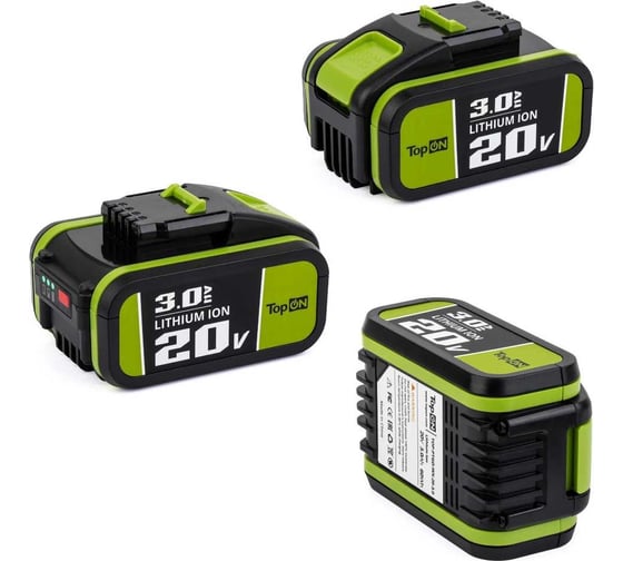 Аккумулятор TopOn 20V 3.0Ah (Li-Ion) PN: WA3553 TOP-PTGD-WX-20-3.0