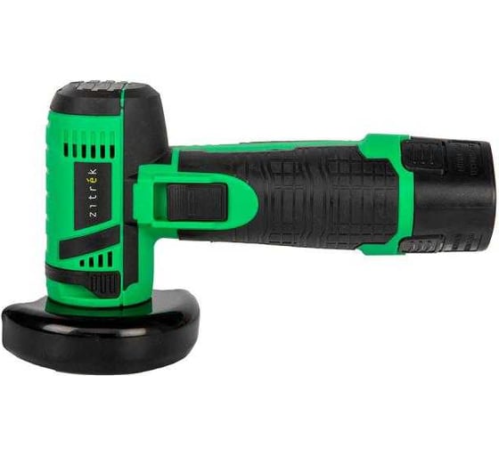 Углошлифовальная машина Zitrek ZAG12 Compact, 75мм, с набором оснастки 5шт, 12В, 2х1.5Ач 081-1128