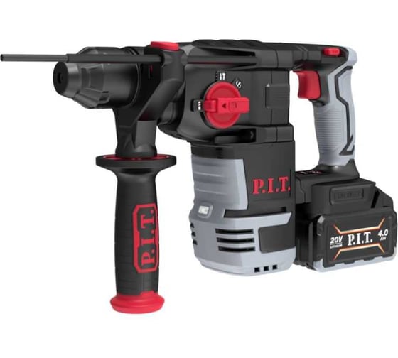 Перфоратор P.I.T. PBH20H-26B (верт, 20В, 3,2Дж, 3реж, Ø26мм, 1х4Ач,ЗУ) 100103802110