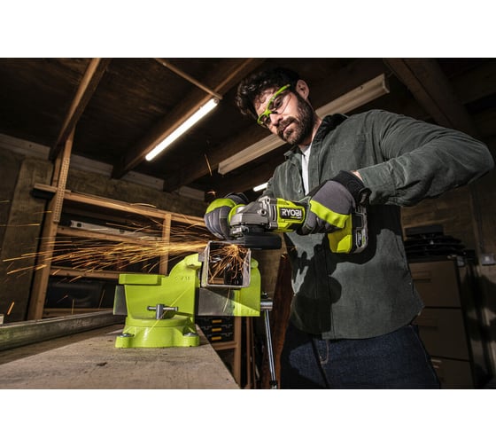 Бесщеточная углошлифмашина Ryobi ONE+ HP RAG18X-1C40S 5133005614
