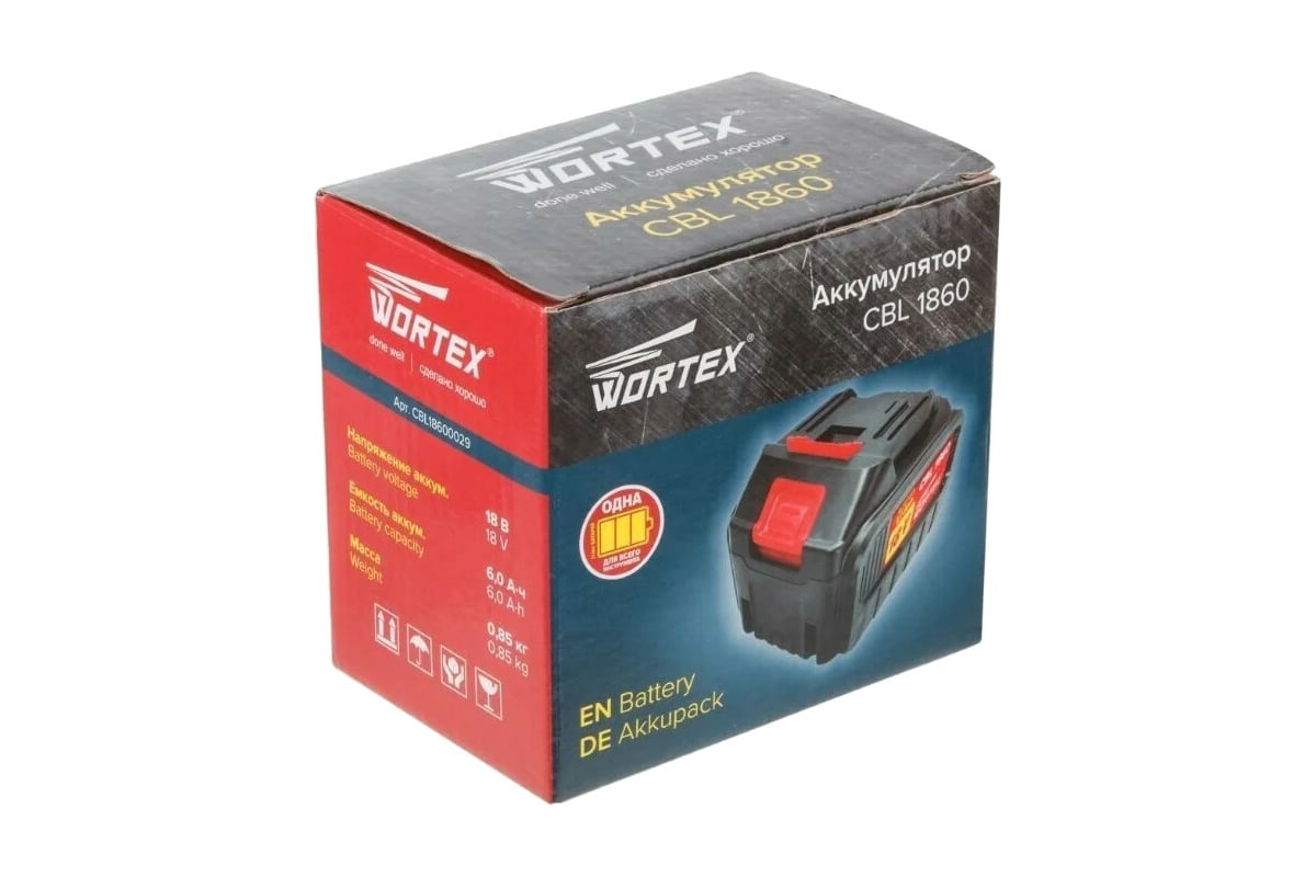 Wortex cbl 1840 аккумулятор