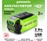 Аккумулятор с USB разъемом G40USB2 40 В, 2 Ач GreenWorks 2939407 9