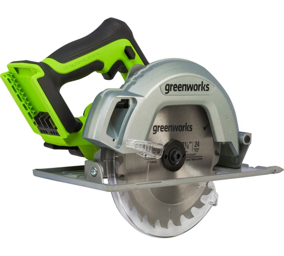 Аккумуляторная циркулярная пила GreenWorks GD24CS 1500907