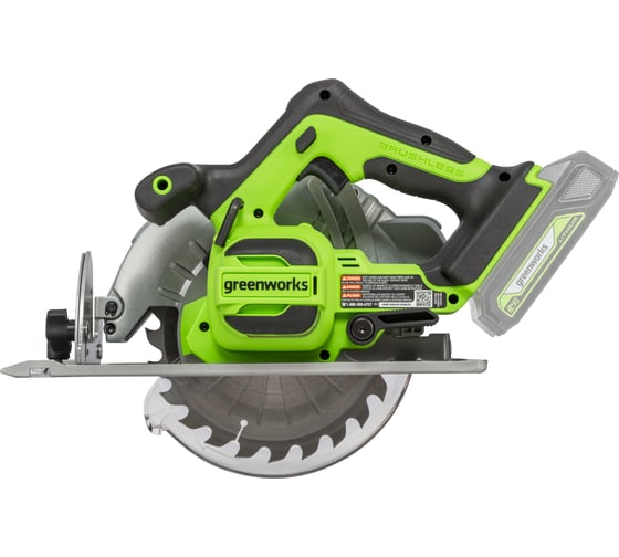 Аккумуляторная циркулярная пила GreenWorks GD24CS 1500907