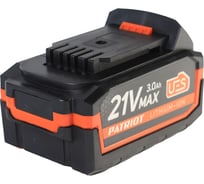 Батарея аккумуляторная PB BR 21V(Max) Li-ion UES 3.0 Ah, тонкая зарядка Patriot 180301123