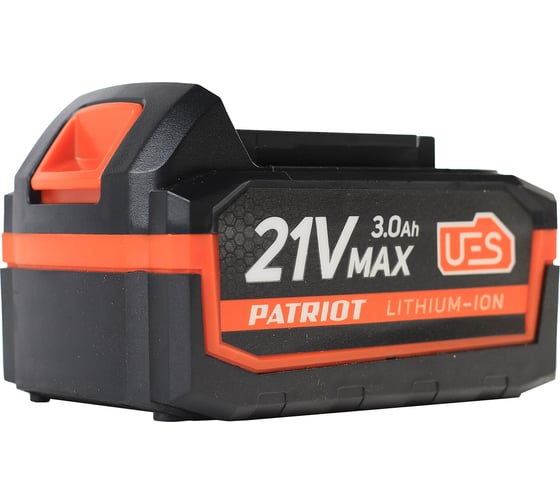 Батарея аккумуляторная PB BR 21V(Max) Li-ion UES 3.0 Ah, тонкая зарядка Patriot 180301123