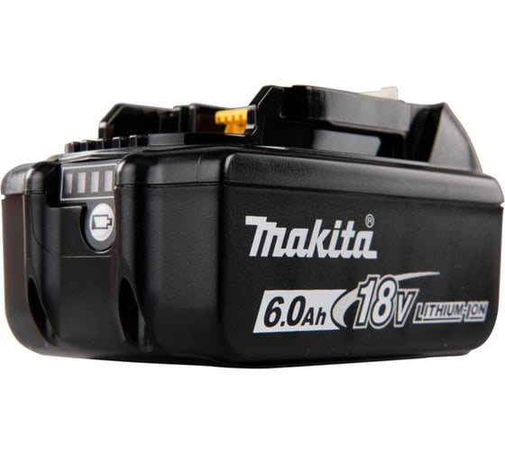 Аккумулятор BL1860B 6 Ач, индикатор заряда для LXT 18В Makita 632F69-8