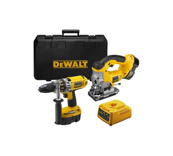 Набор аккумуляторных инструментов DeWALT DC 925 JB: дрель DC 925 + лобзик DC 330