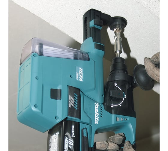 Аккумуляторный бесщеточный перфоратор Makita SDS+,18В, 1x5Ач, Li-ion DHR242RT
