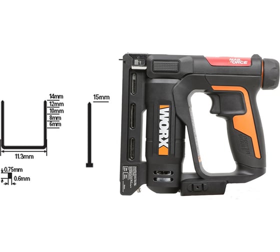 Аккумуляторный степлер WORX WX843.9