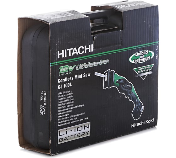 Аккумуляторный лобзик Hitachi CJ10DL