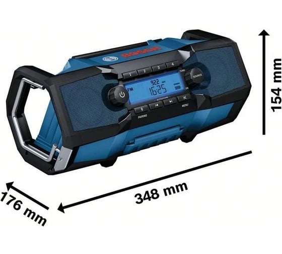 Аккумуляторное радио Bosch GPB 18V-2 C без аккумулятора и ЗУ 06014A3000