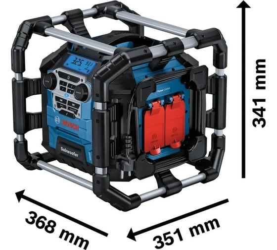 Аккумуляторное радио Bosch GPB 18V-5 C без аккумулятора и ЗУ 06014A4000