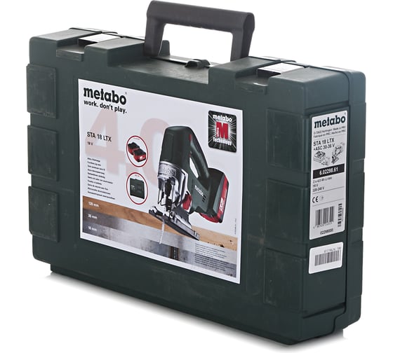 Аккумуляторный лобзик Metabo STA 18 LTX 602298610