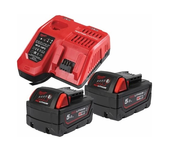 Энергокомплект M18 NRGCR-502 Milwaukee 4932479831 1