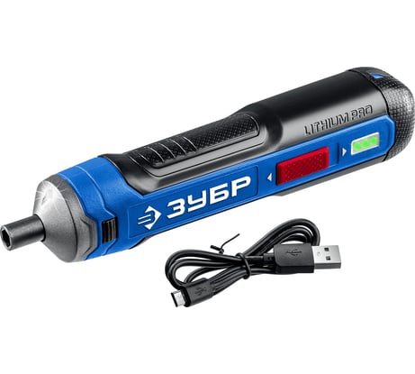 Аккумуляторная отвертка ЗУБР Профессионал 4 Vmax, в коробке PSD-4