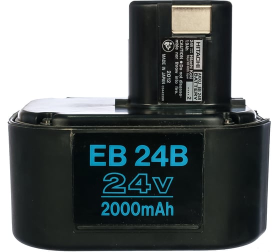 Аккумулятор EB24B для аккумуляторного перфоратора DH24DV (24 В; 2 А8ч; Ni-Cd) Hitachi 316959