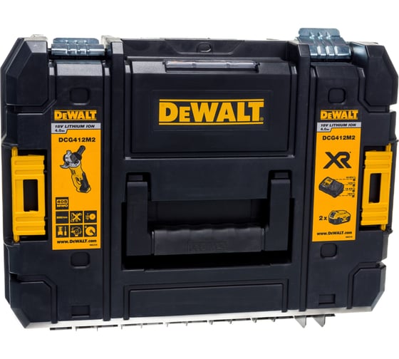 Угловая аккумуляторная шлифмашина DEWALT DCG 412 M2