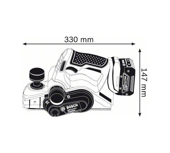 Аккумуляторный рубанок Bosch GHO 14.4 V-LI Professional 0.601.5A0.401