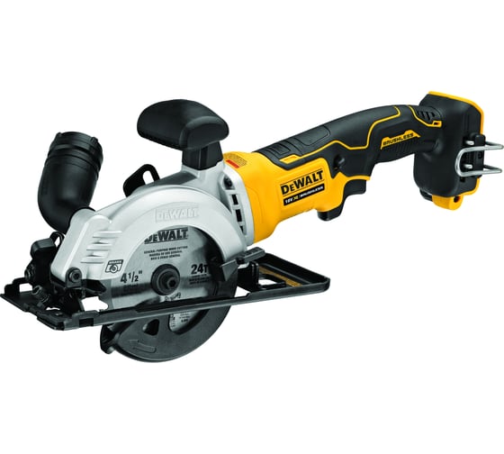Циркулярная мини-пила DEWALT 18 В XR диск 115x9.5 мм, пропил 39.5 мм, батарея POWERSTACK, чемодан TSTAK, без з/у DCS571E1T-XJ 1