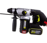 Аккумуляторный бесщеточный перфоратор WORX Professional WU388 20В, 24мм, 2.2 Дж, 4Ач х2, ЗУ 2А WU388