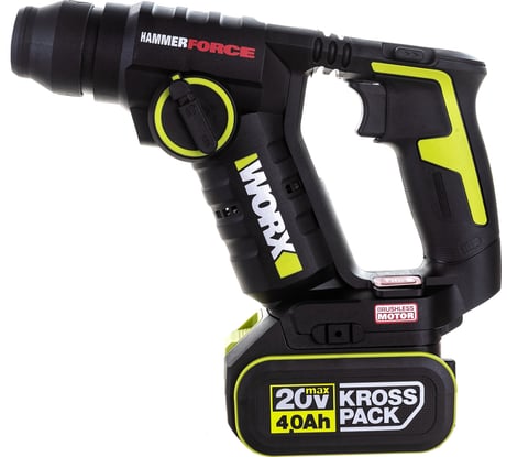 Аккумуляторный бесщеточный перфоратор WORX Professional WU380S