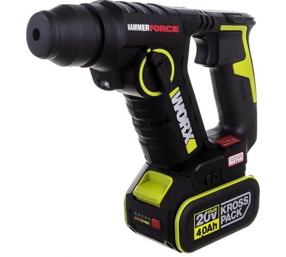 Аккумуляторный бесщеточный перфоратор WORX Professional WU380S