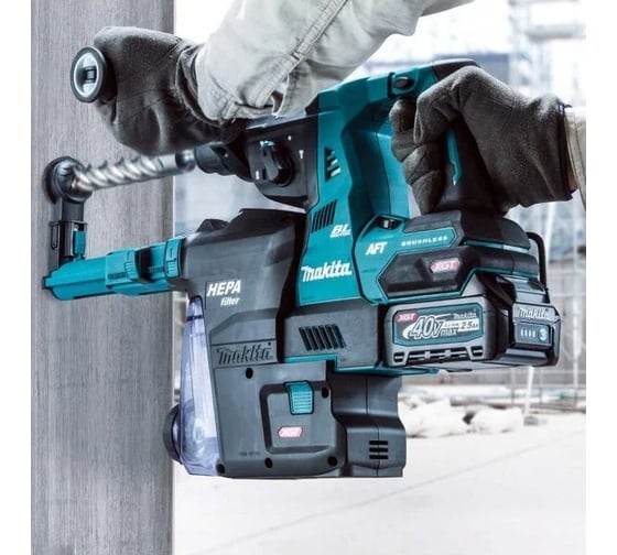 Аккумуляторный перфоратор Makita XGT BL 40В, SDS-PLUS HR001GZ