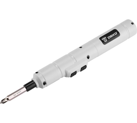 Аккумуляторная отвертка DEKO DKS4-Li + набор бит 10 шт 065-0662
