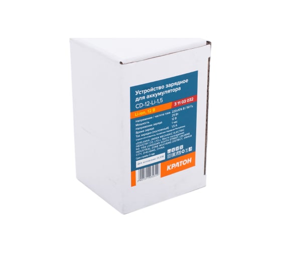 Зарядное устройство для CD-12-Li-1,5 Кратон 3 11 03 032