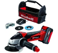 Угловая аккумуляторная шлифмашина Einhell PXC TE-AG 18/115 li 1x4.0ah 4431134