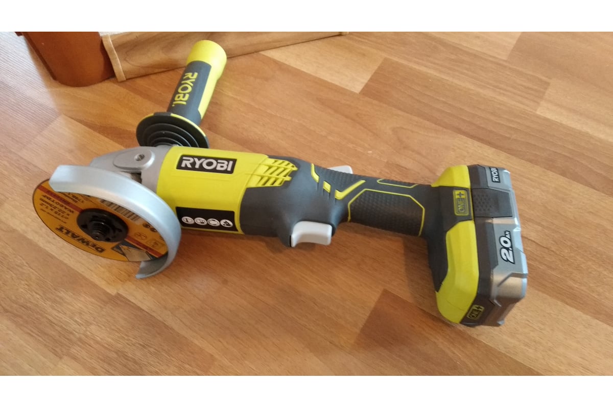 Аккумуляторная угловая шлифмашина Ryobi ONE+ R18AG-0 5133001903 .