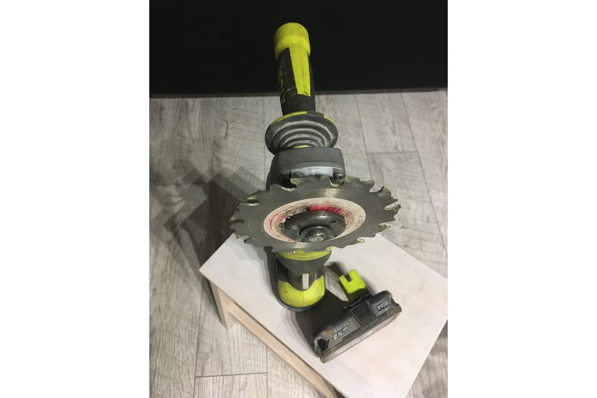 Аккумуляторная угловая шлифмашина Ryobi ONE+ R18AG-0 5133001903 .