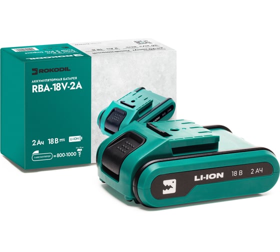 Аккумуляторная батарея RBA-18V-2A Rokodil 1045939