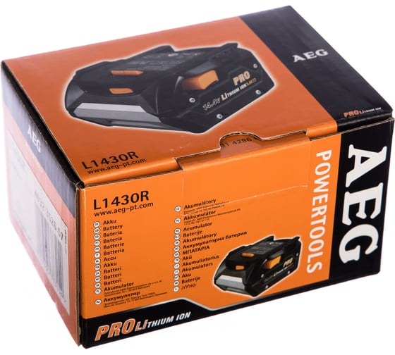 Аккумулятор L1430R (14.4 В; 3 А*ч; Pro Li-ion) AEG 4932352657