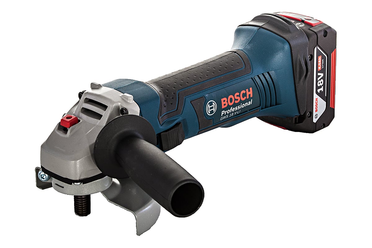 Аккумуляторная угловая шлифмашина Bosch GWS 18 V-LI 0.601.93A.30A -  выгодная цена, отзывы, характеристики, 1 видео, фото - купить в Москве и РФ