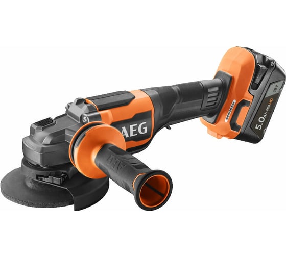 Углошлифмашина AEG BEWS18-125BLPX2-502C 125 мм, 18В 4935480858