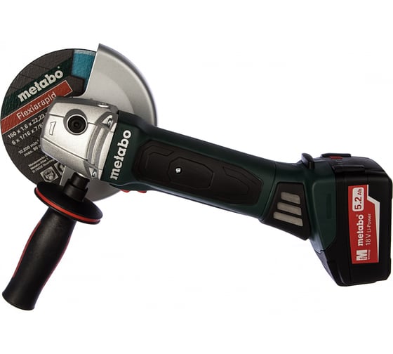 Аккумуляторная угловая шлифмашина Metabo W 18 LTX 150 600404650