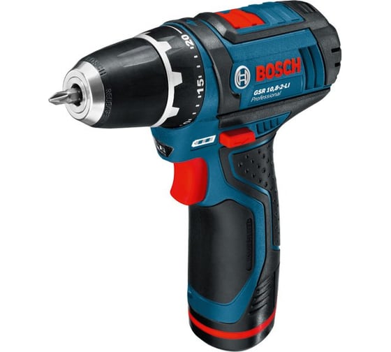 Набор аккумуляторная дрель-шуруповерт Bosch GSR 10,8-2-LI + универсальный аккумуляторный резак Bosch GOP 10,8 V-LI 0.615.990.CC2