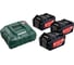 Аккумуляторы 3 шт. (4 А*ч; 18 В; Li-Ion) и ЗУ ASC 30-36 Basic-Set Metabo 685049000 1