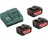 Аккумуляторы 3 шт. (4 А*ч; 18 В; Li-Ion) и ЗУ ASC 30-36 Basic-Set Metabo 685049000 2