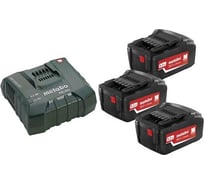 Аккумуляторы 3 шт. (5,2 А*ч; 18 В; Li-Ion) и ЗУ ASC ULTRA Basic-Set Metabo 685061000