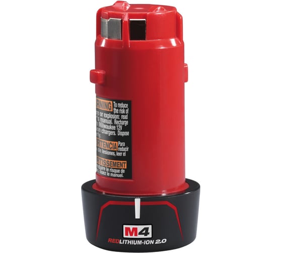 Аккумулятор М4 В2 (4 В; 2 А*ч; Li-Ion) Milwaukee 4932430098 1